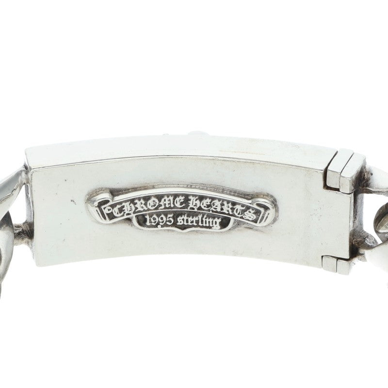Chrome Hearts ID DAGGER Classic Silver Bracelet Size 13LINK