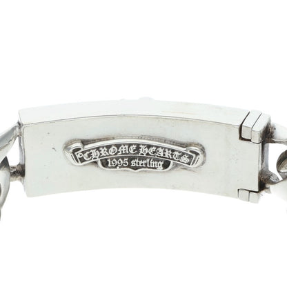 Chrome Hearts ID DAGGER Classic Silver Bracelet Size 13LINK