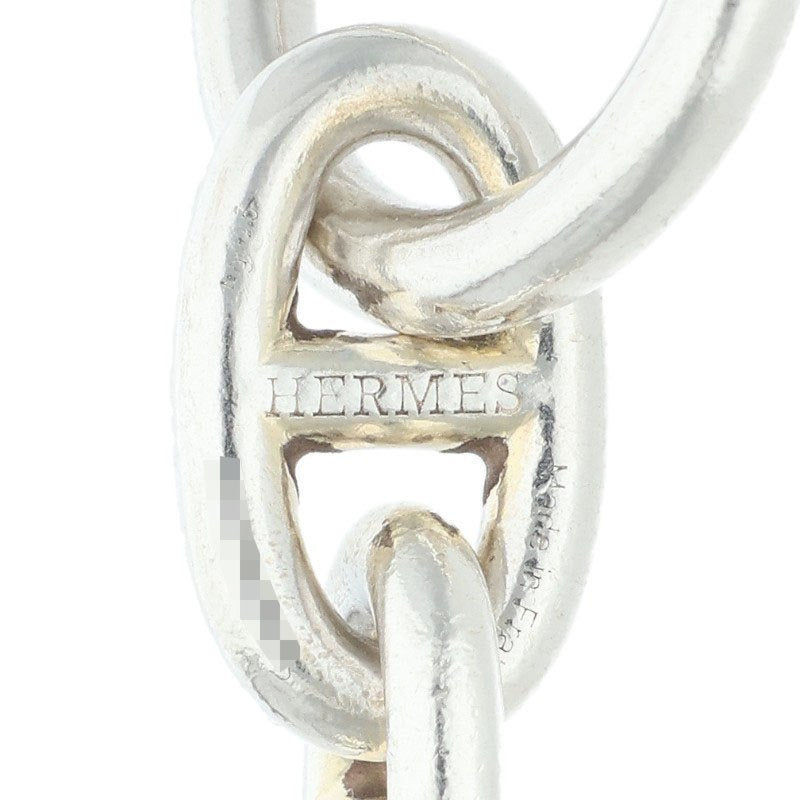 HERMES Chaine d'Ancre MM Bracelet 925 Silver Size 15LINK