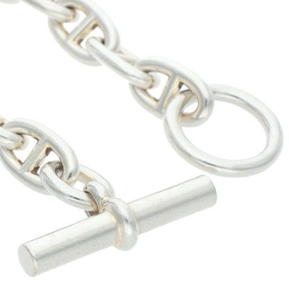 HERMES Chaine d'Ancre MM Bracelet 925 Silver Size 15LINK