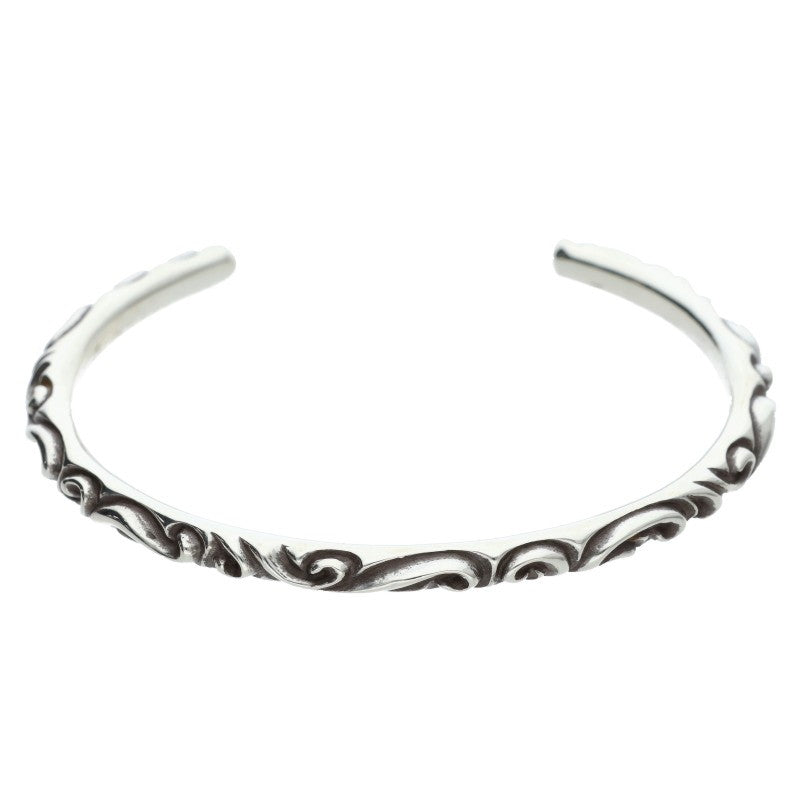 Chrome Hearts BANGLE SCROLL Silver Bangle Belt Size M
