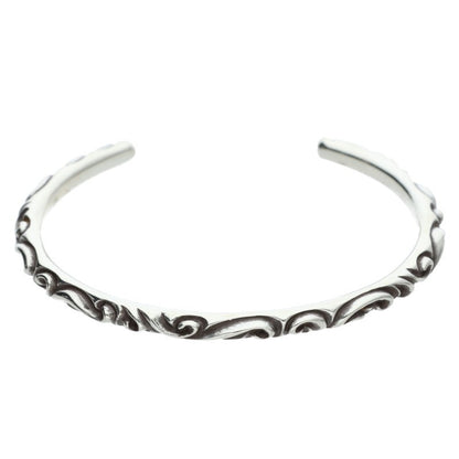 Chrome Hearts BANGLE SCROLL Silver Bangle Belt Size M