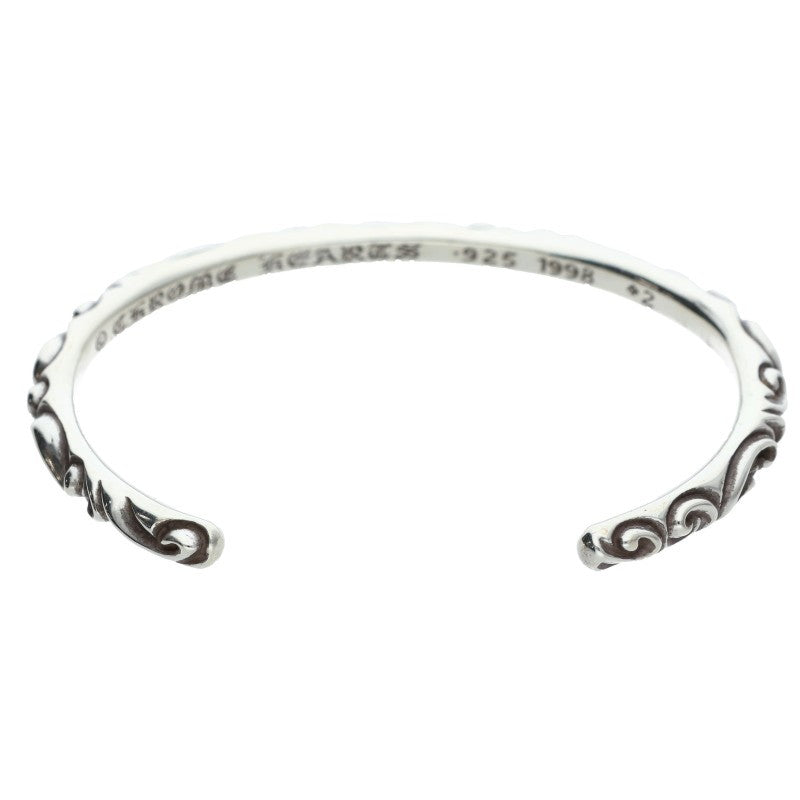 Chrome Hearts BANGLE SCROLL Silver Bangle Belt Size M