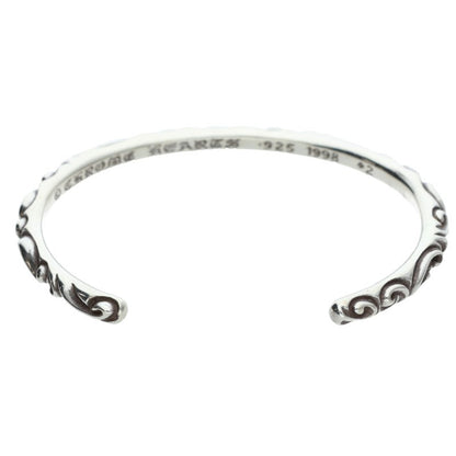 Chrome Hearts BANGLE SCROLL Silver Bangle Belt Size M