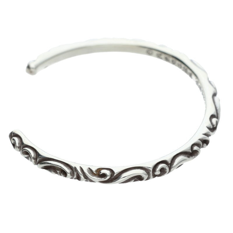 Chrome Hearts BANGLE SCROLL Silver Bangle Belt Size M