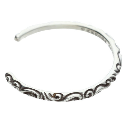 Chrome Hearts BANGLE SCROLL Silver Bangle Belt Size M