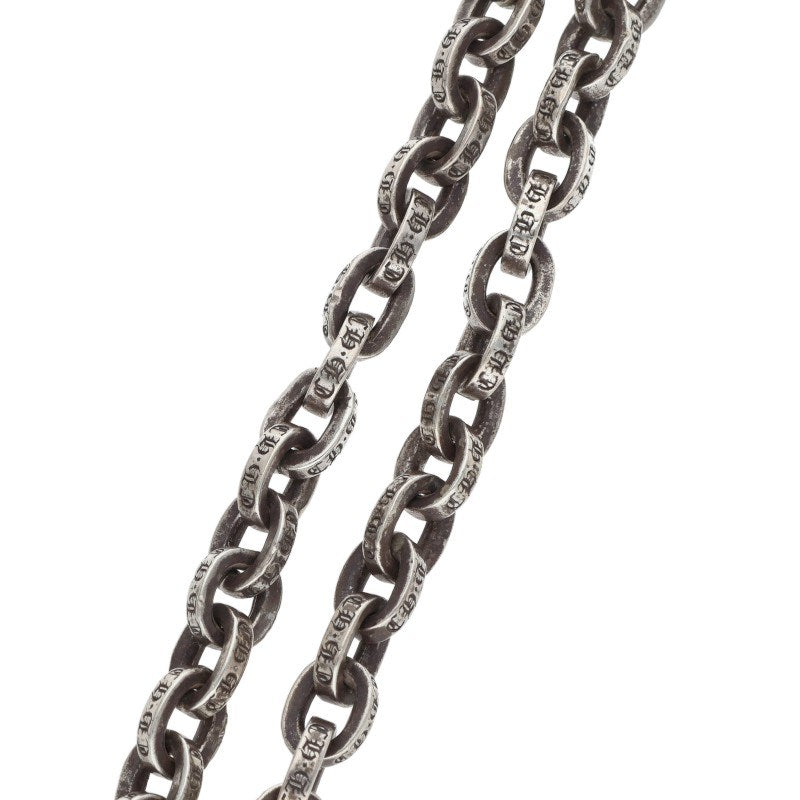 Chrome Hearts PAPER CHAIN Silver Bracelet Size 8 Inch