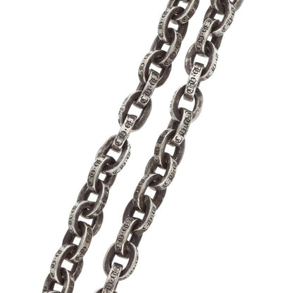 Chrome Hearts PAPER CHAIN Silver Bracelet Size 8 Inch