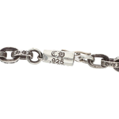 Chrome Hearts PAPER CHAIN Silver Bracelet Size 8 Inch