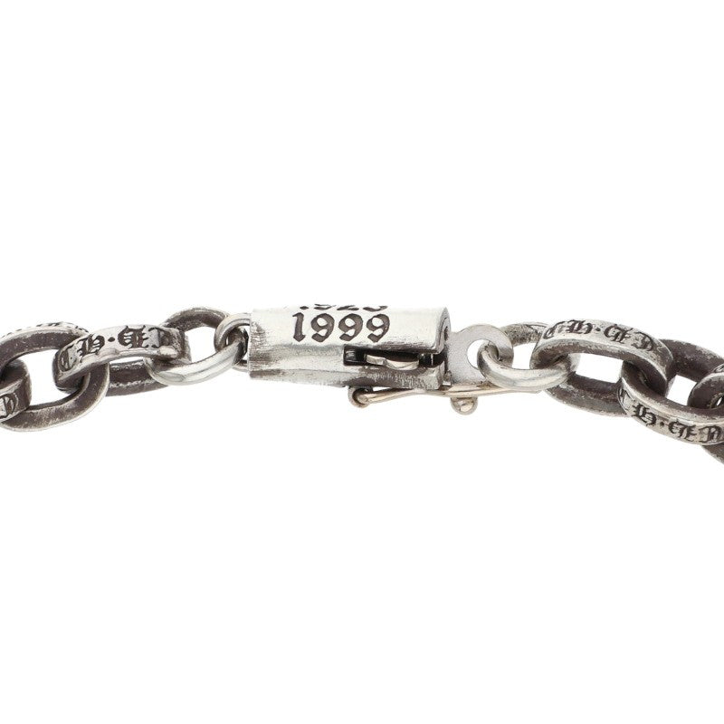 Chrome Hearts PAPER CHAIN Silver Bracelet Size 8 Inch