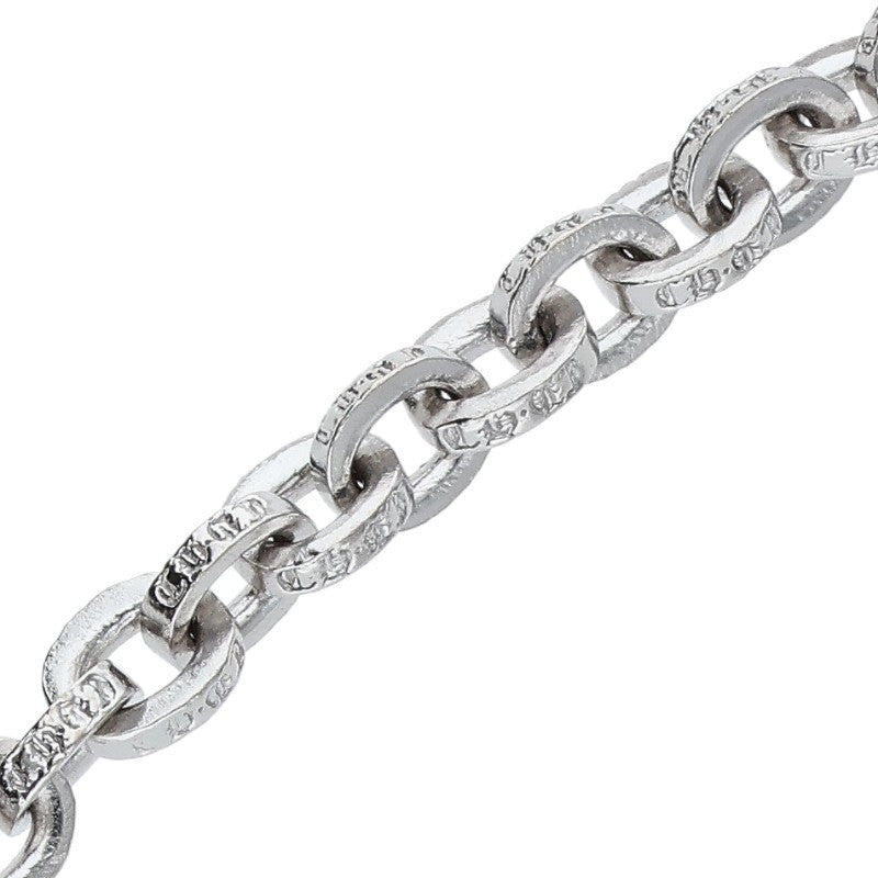 Chrome Hearts 18K White Gold Chain Bracelet Size 7.5INCH