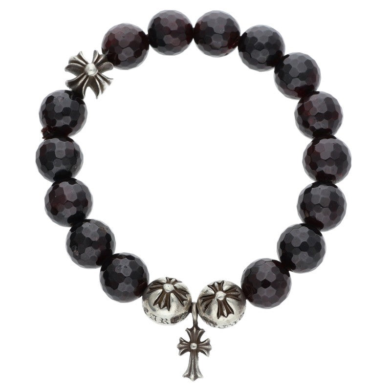 Chrome Hearts 10mm Bead Bracelet Brown/Silver