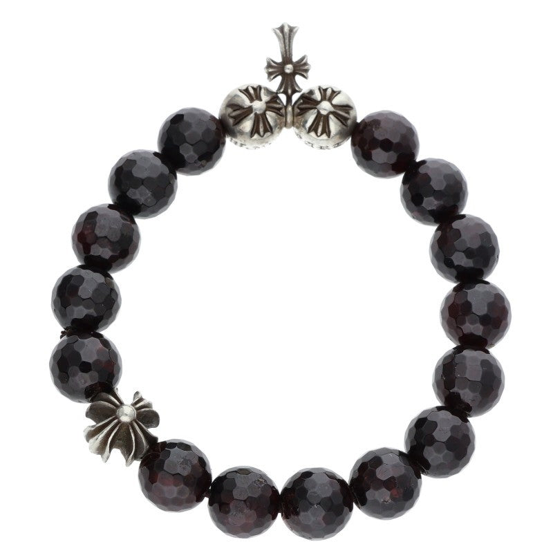 Chrome Hearts 10mm Bead Bracelet Brown/Silver