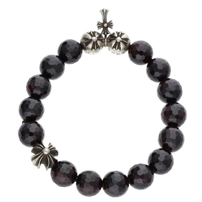 Chrome Hearts 10mm Bead Bracelet Brown/Silver