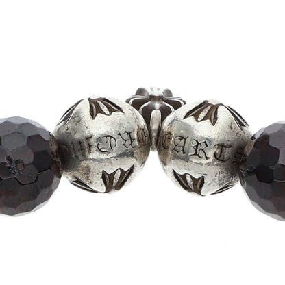 Chrome Hearts 10mm Bead Bracelet Brown/Silver