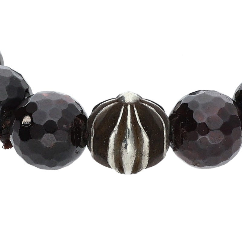 Chrome Hearts 10mm Bead Bracelet Brown/Silver