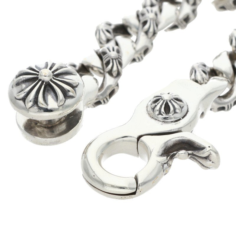 Chrome Hearts 925 Silver Fancy Link Bracelet Size 13LINK