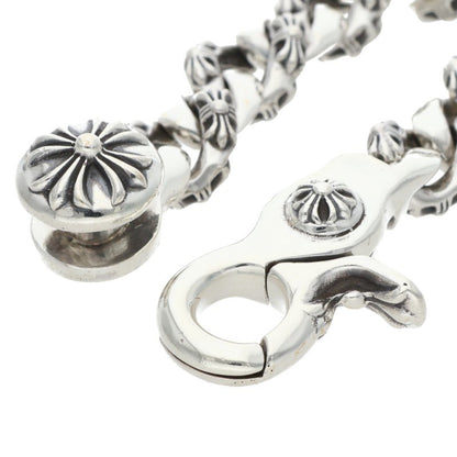 Chrome Hearts 925 Silver Fancy Link Bracelet Size 13LINK