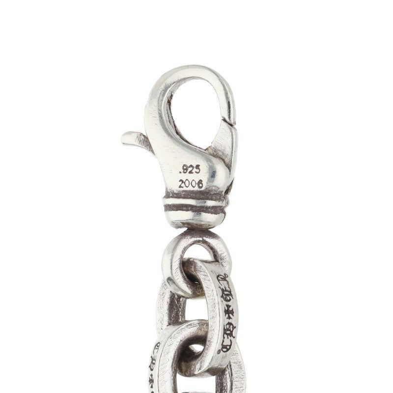 Chrome Hearts LARGE PAPER CHN Silver Bracelet Size 8 Inch