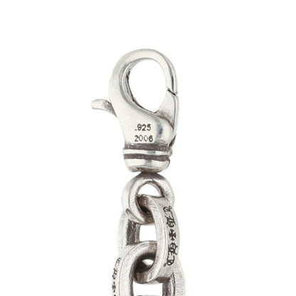 Chrome Hearts LARGE PAPER CHN Silver Bracelet Size 8 Inch
