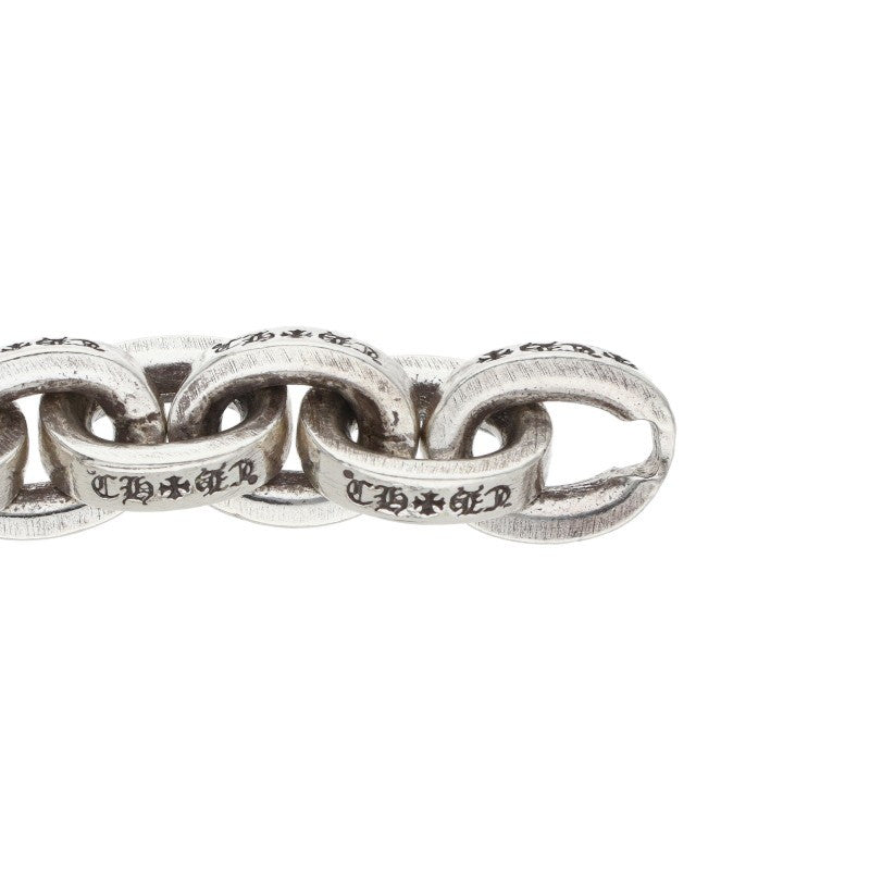 Chrome Hearts LARGE PAPER CHN Silver Bracelet Size 8 Inch