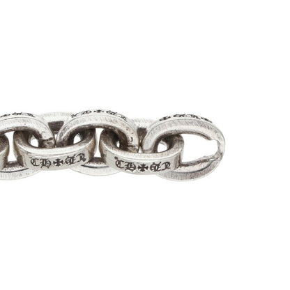 Chrome Hearts LARGE PAPER CHN Silver Bracelet Size 8 Inch