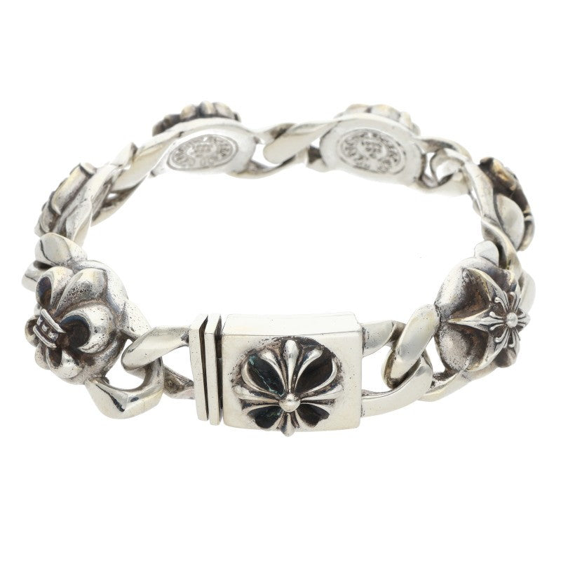 Chrome Hearts Multi Link 925 Silver Bracelet Size 6LINK