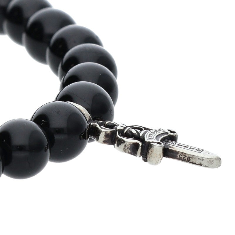 Chrome Hearts 6mm Bead Stack Dagger Bracelet
