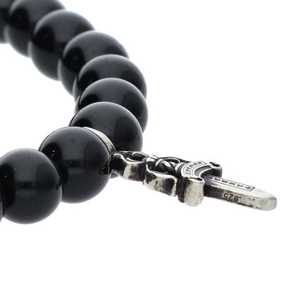 Chrome Hearts 6mm Bead Stack Dagger Bracelet