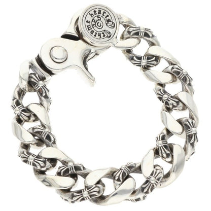 Chrome Hearts FNCY CHN LNK Fancy Silver Bracelet Size 13LINK