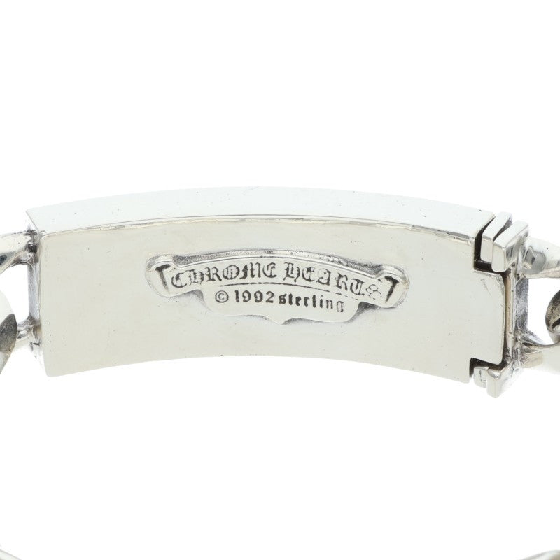 Chrome Hearts ID 3CHX Old Silver Bracelet Size 13LINK