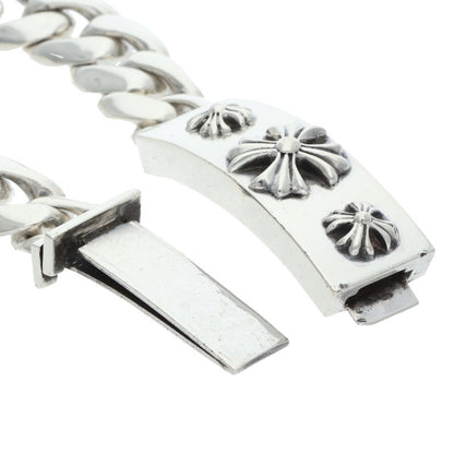 Chrome Hearts ID 3CHX Old Silver Bracelet Size 13LINK