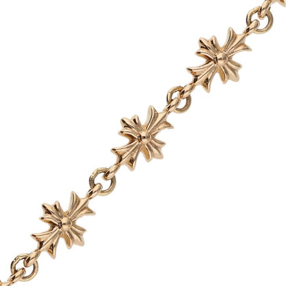 Chrome Hearts 22K Tiny ECH Plus Gold Bracelet Size 11LINK