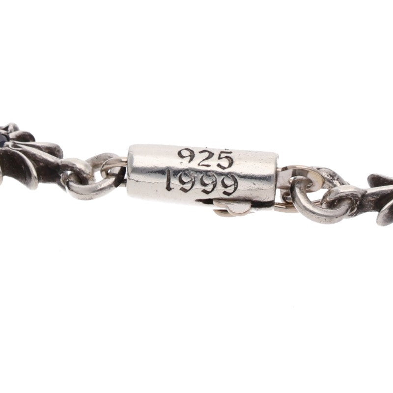 Chrome Hearts Tiny E CH Plus Sapphire Bracelet Size 11LINK
