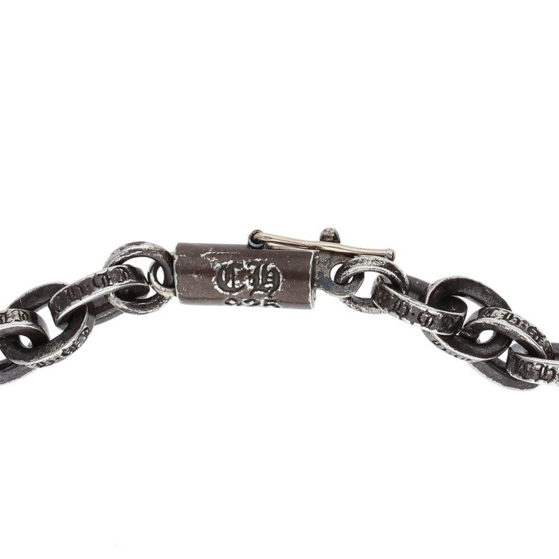 Chrome Hearts Paper Chain Silver Bracelet Size 8 Inch