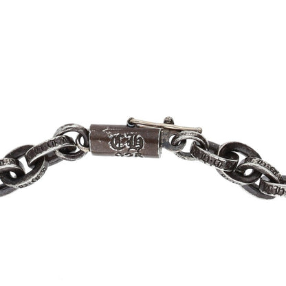 Chrome Hearts Paper Chain Silver Bracelet Size 8 Inch