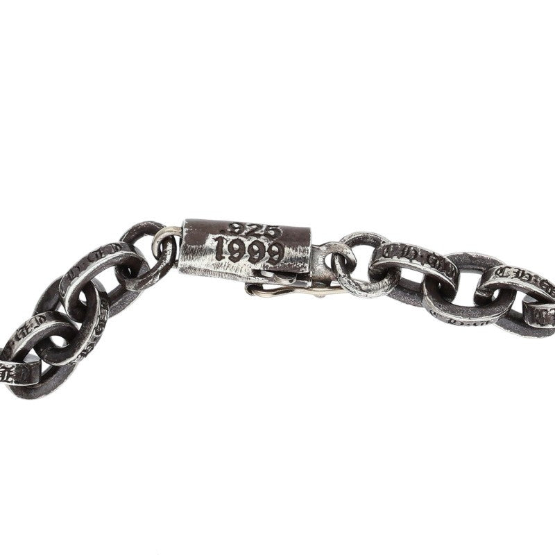 Chrome Hearts Paper Chain Silver Bracelet Size 8 Inch