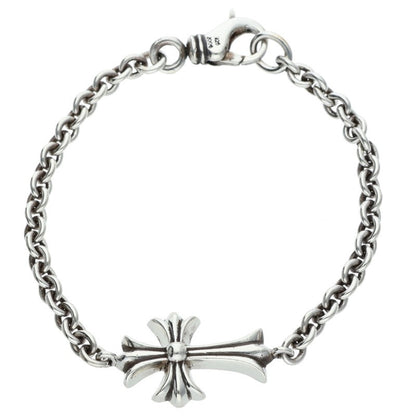 Chrome Hearts Tiny CH Cross Chain Silver Bracelet
