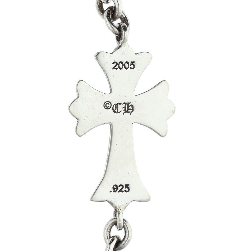 Chrome Hearts Tiny CH Cross Chain Silver Bracelet