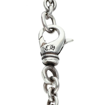 Chrome Hearts Tiny CH Cross Chain Silver Bracelet