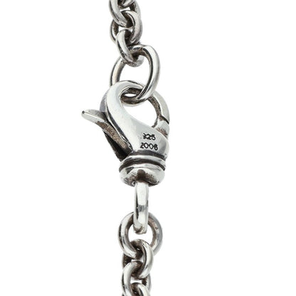 Chrome Hearts Tiny CH Cross Chain Silver Bracelet