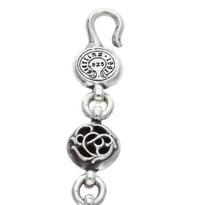 Chrome Hearts #2 Floral Ball Silver Bracelet