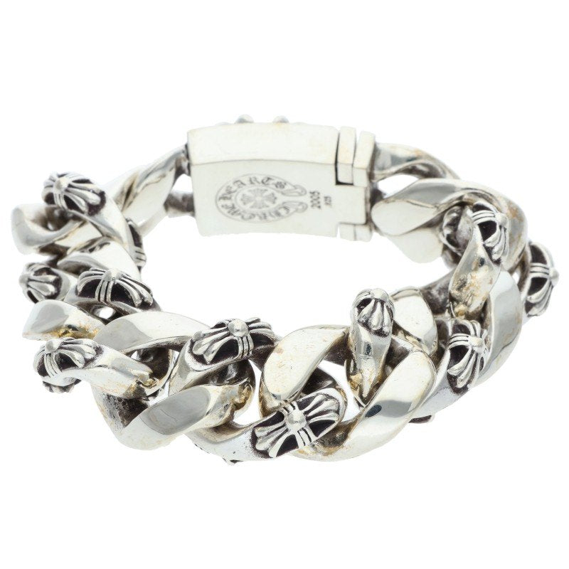 Chrome Hearts CHX Large Box ID Silver Bracelet Size 11LINK