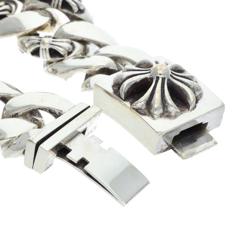 Chrome Hearts CHX Large Box ID Silver Bracelet Size 11LINK