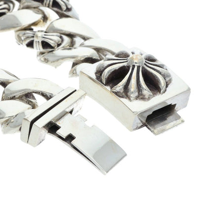 Chrome Hearts CHX Large Box ID Silver Bracelet Size 11LINK