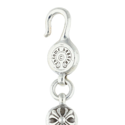 Chrome Hearts #2 Cross Ball Silver Bracelet