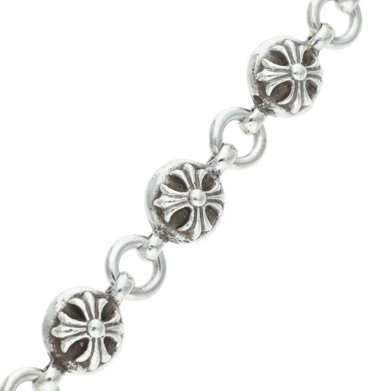 Chrome Hearts #2 Cross Ball Silver Bracelet