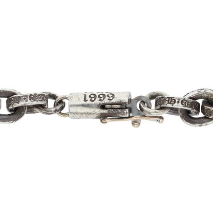 Chrome Hearts PAPER CHAIN Silver Bracelet Size 8 Inch