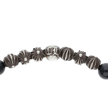 Chrome Hearts 6mm Black Tourmaline Bead Bracelet Size 6