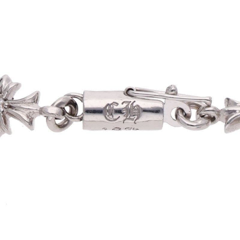 Chrome Hearts 18K Tiny E CH Diamond Bracelet Size 11LINK